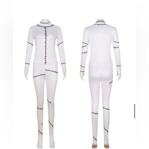 Sally’s blue-tinted shirt & pants Costume Woman Size Small,